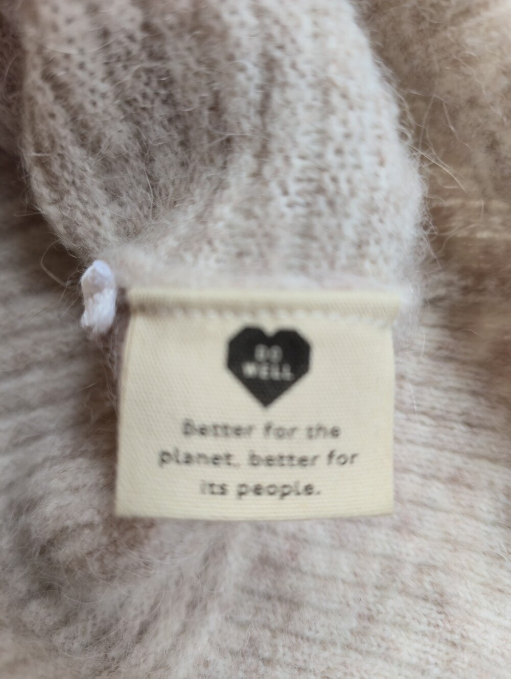 Madewell Angora Mohair Peter Pan Collar Cardigan Size Small - Picture 8 of 15